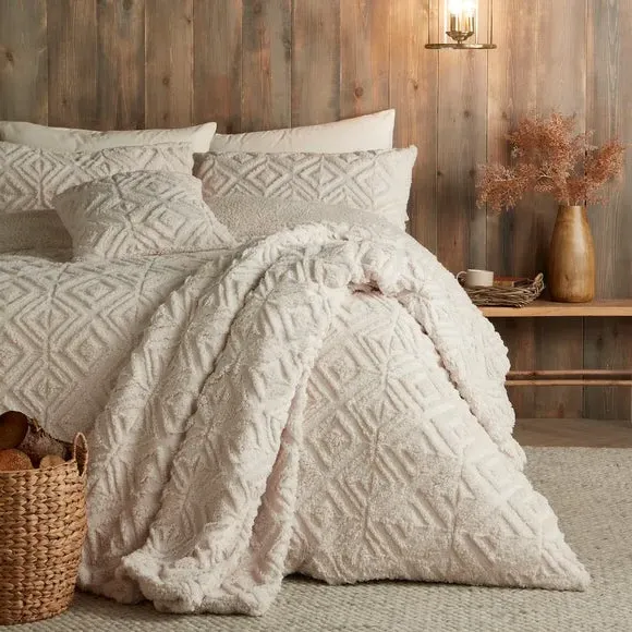Duvet Cover & Pillowcase Set - Natural, Polyester