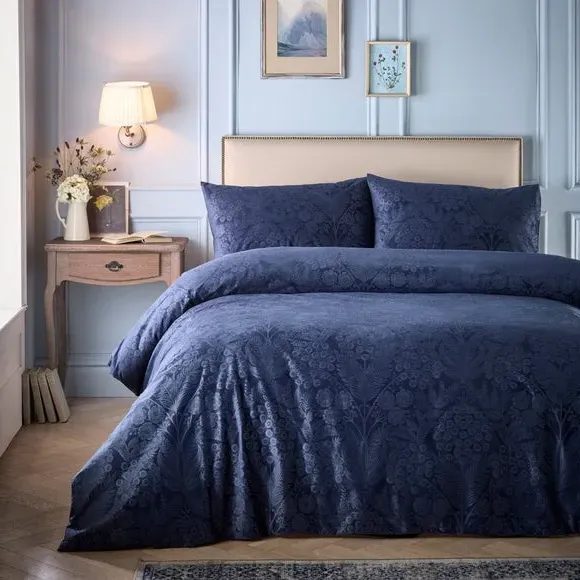 Duvet Cover & Pillowcase Set - Navy, Polyester