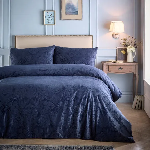 Duvet Cover & Pillowcase Set - Navy, Polyester image