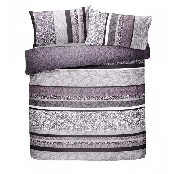 Duvet Cover Set with Pillowcase - Purple, Polycotton