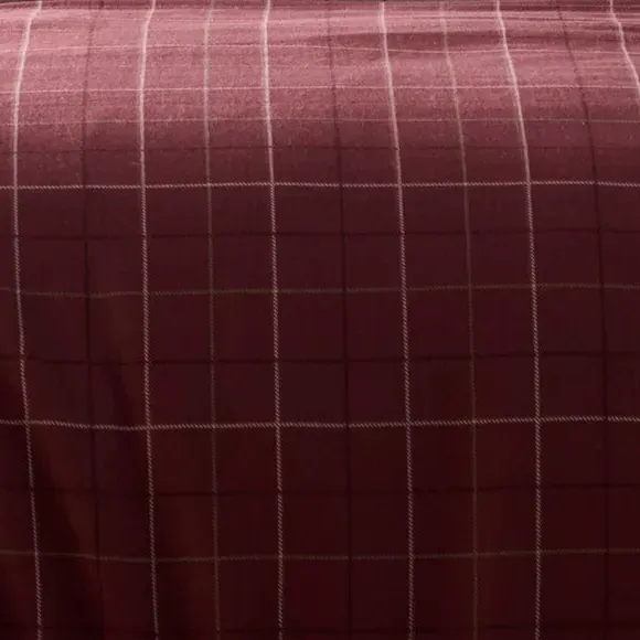 Duvet Cover Set with Pillowcase - Red, Cotton
