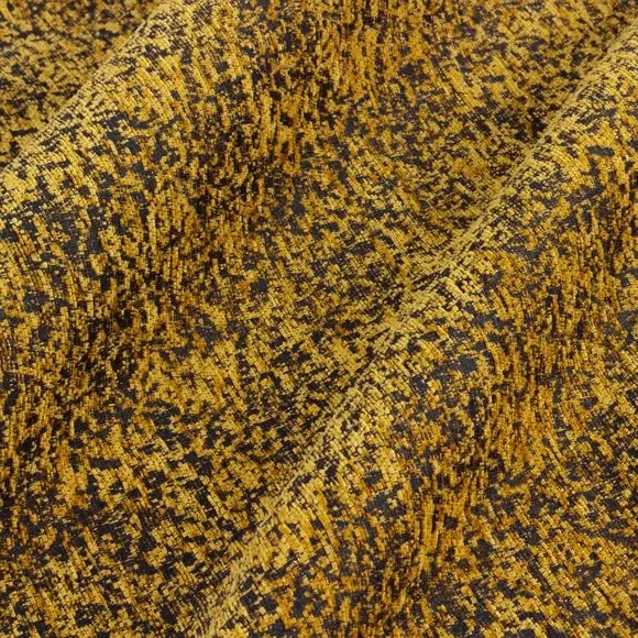 Eyelet Curtains with Room Darkening - Gold