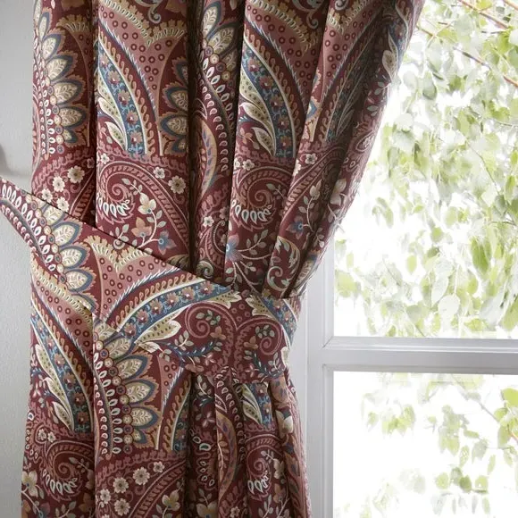 Pencil Pleat Curtain - Multicoloured, Polycotton