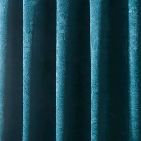 Pencil Pleat Curtains with Thermal Coating - Forest