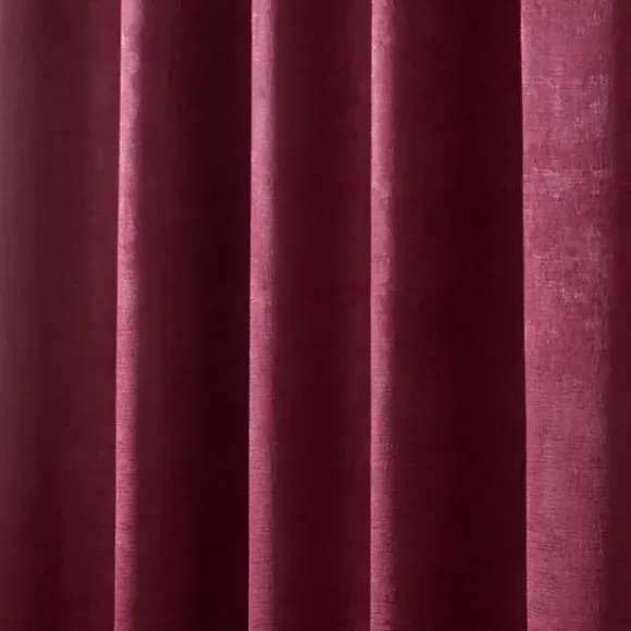 Pencil Pleat Curtains with Thermal Coating - Wine