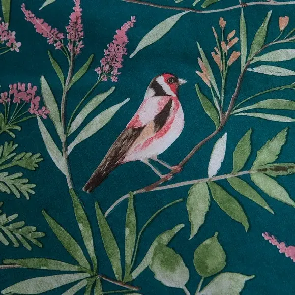 Reversible Duvet Cover Set - Green, Polycotton