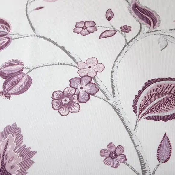 Reversible Duvet Cover Set - Purple, Polycotton