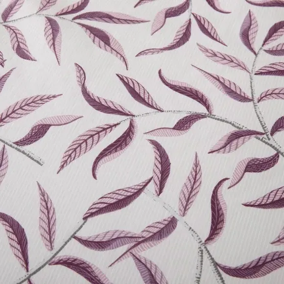 Reversible Duvet Cover Set - Purple, Polycotton
