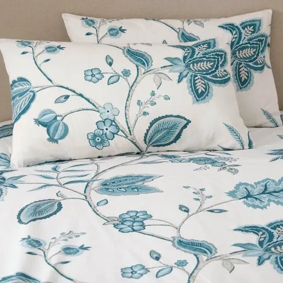 Reversible Duvet Cover Set - Teal, Polycotton
