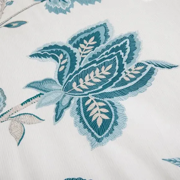 Reversible Duvet Cover Set - Teal, Polycotton