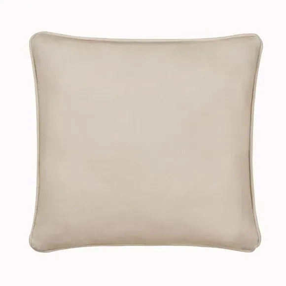 Square Cushion Geometric Pattern - Natural