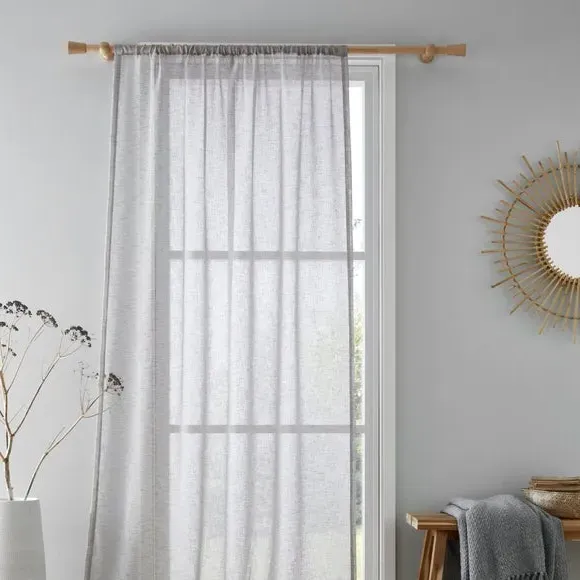 Slot Top Voile Panel - Grey