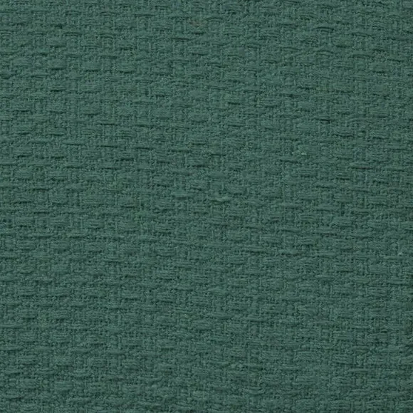 Textured Cushion with Zip - Green, Cotton