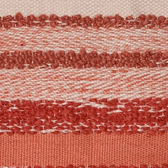 Square Outdoor Cushion with Tassels - Red