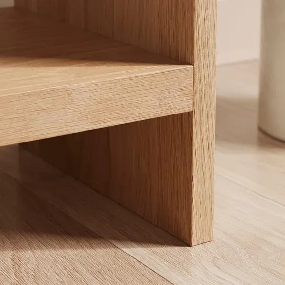 1 Drawer Bedside Table - Light Oak, Wood