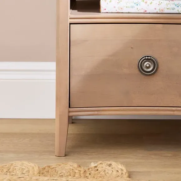 1 Drawer Bedside Table - Natural, Birch Wood
