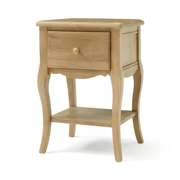 1 Drawer Bedside Table - Natural, Mango Wood