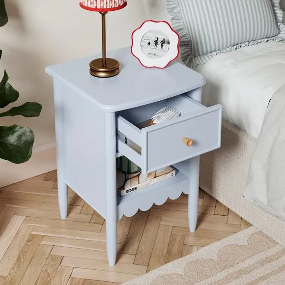 1 Drawer Bedside Table with Shelf - Air