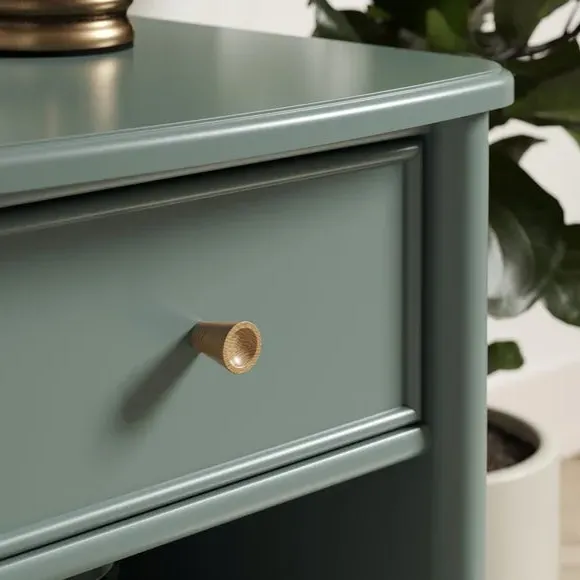 1 Drawer Bedside Table with Shelf - Lilypad