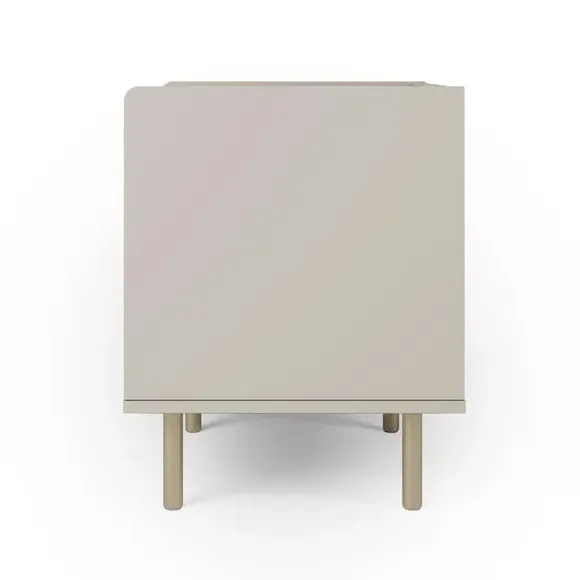 1 Drawer Bedside Table with Shelf - Natural, Wood