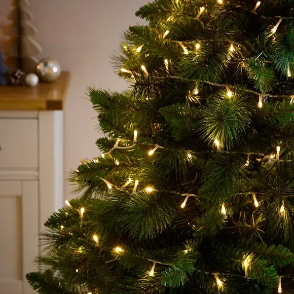 100 LED String Lights - Warm White, Clear Cable image