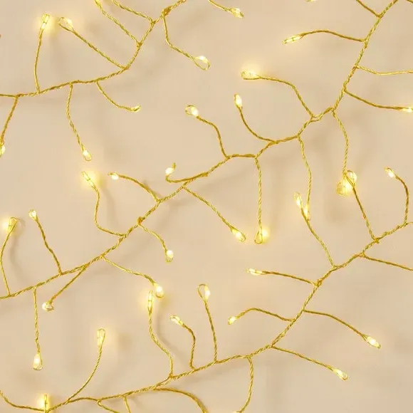 100 LED String Lights with Timer - Gold