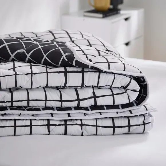 10.5 Tog Coverless Duvet Set - White, Polyester