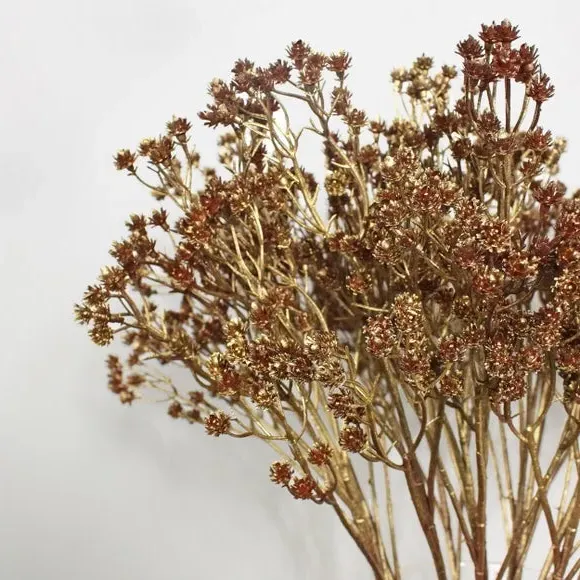 12-Pack Artificial Gypsophila Stems - Bronze