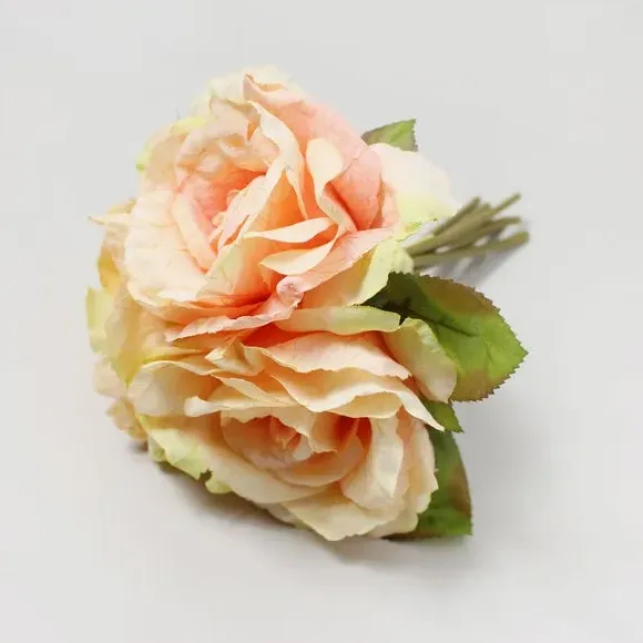 12-Pack Artificial Rose Bundle - Pink, Fabric