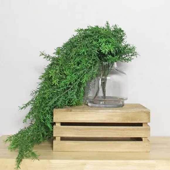 12-Pack Artificial Trailing Pine Stems - Green