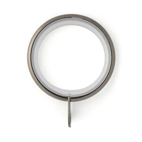 12-Pack Curtain Rings - Antique Brass, Metal