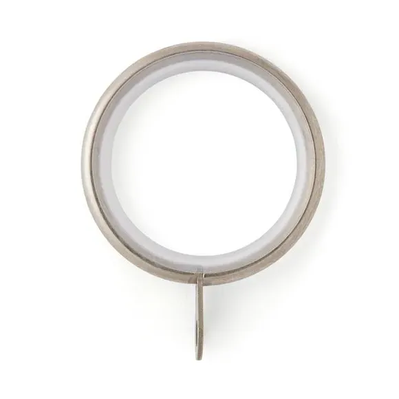 12-Pack Curtain Rings - Chrome, Metal