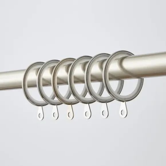 12-Pack Curtain Rings - Steel, Metal