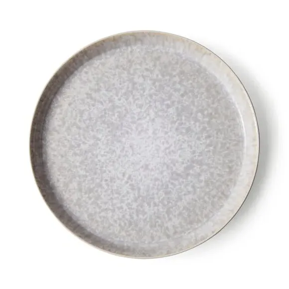 12-Piece Dinner Set Speckle Design - Grey, Ceramic