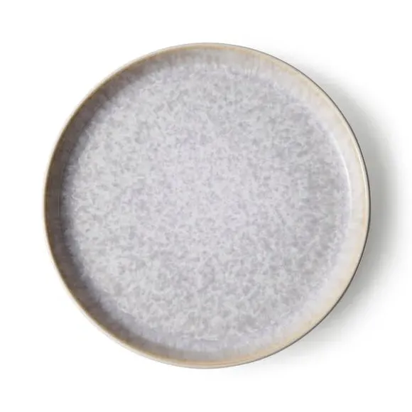 12-Piece Dinner Set Speckle Design - Grey, Ceramic
