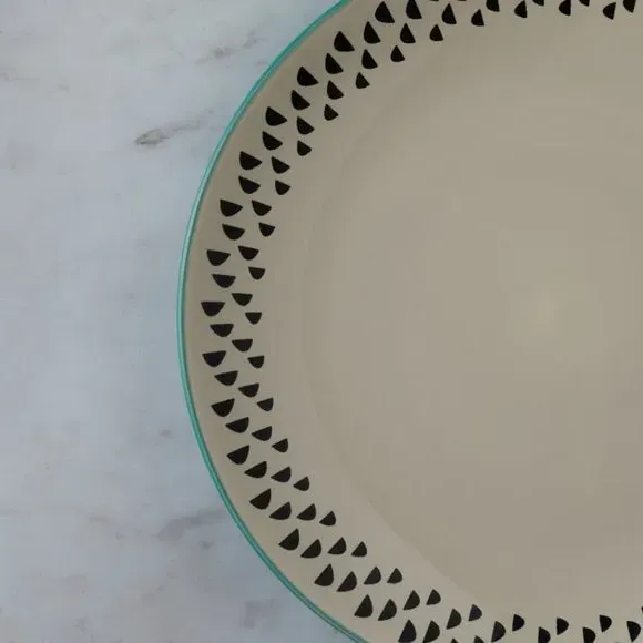 12-Piece Dinner Set - Teal, Stoneware