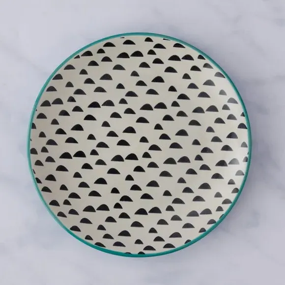 12-Piece Dinner Set - Teal, Stoneware