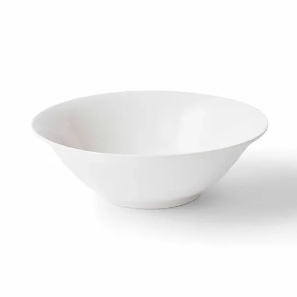 12-Piece Dinner Set with Rim Design - White