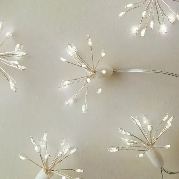 15-Piece Star Burst LED Lights - Warm White