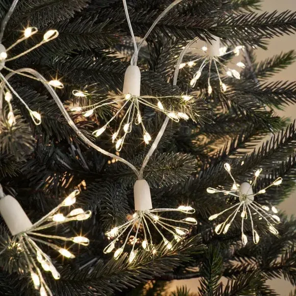 15-Piece Star Burst LED Lights - Warm White image