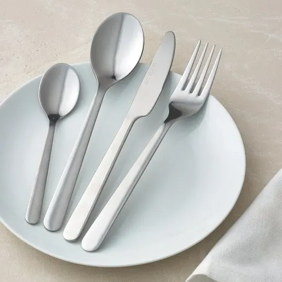 16 Piece Cutlery Set - Silver, Stainless Steel