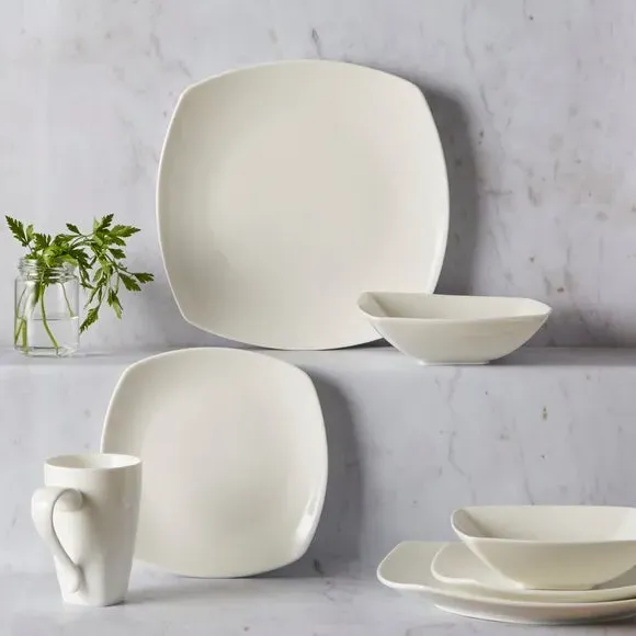 16-Piece Dinner Set - White, Fine China image