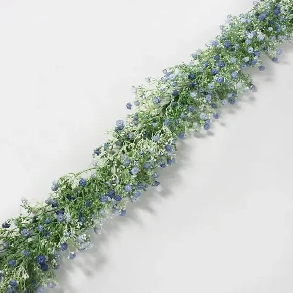 180cm Artificial Garland - Blue, Gypsophila image