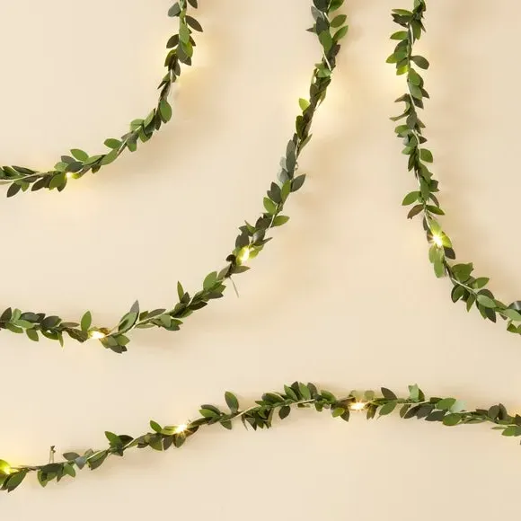 1.8m LED Foliage String Lights - Green