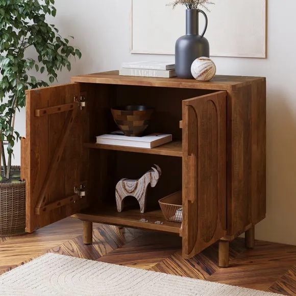 2 Door Small Sideboard - Mango Wood