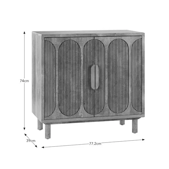 2 Door Small Sideboard - Mango Wood