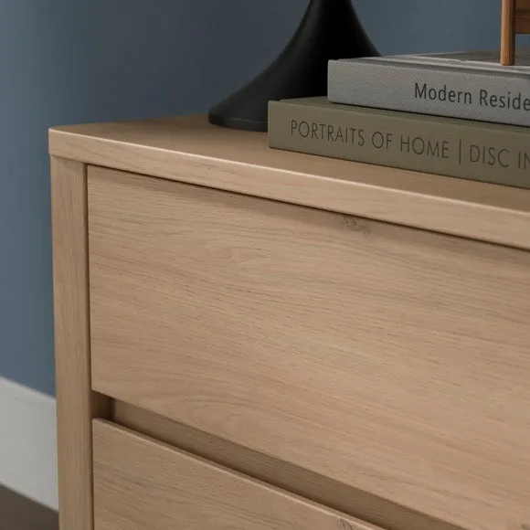 2-Drawer Bedside Table - Light Wood, Oak