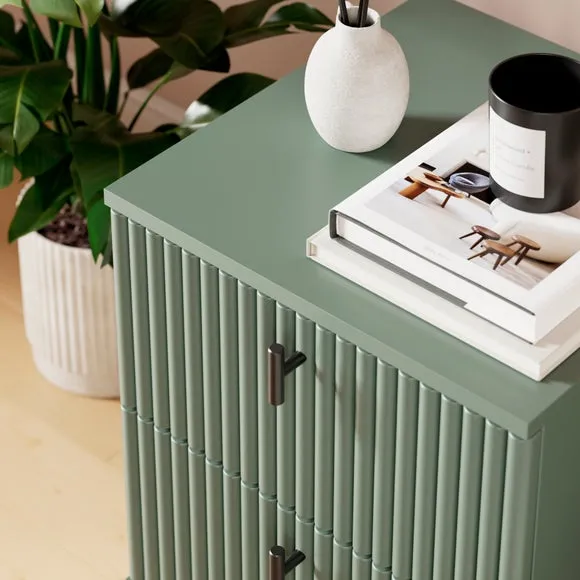 2-Drawer Bedside Table - Lilypad