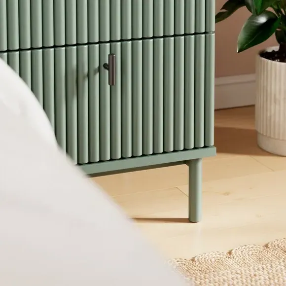 2-Drawer Bedside Table - Lilypad