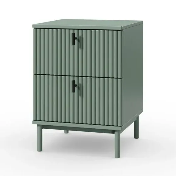 2-Drawer Bedside Table - Lilypad